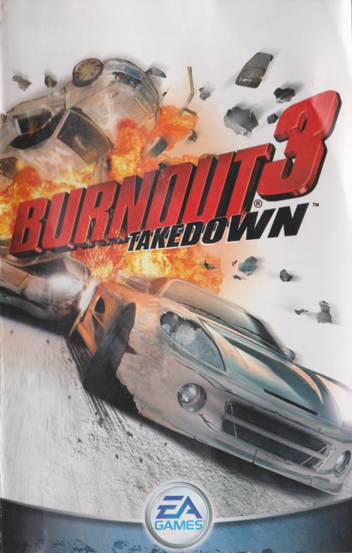 Manual for Burnout 3: Takedown (PlayStation 2): Front