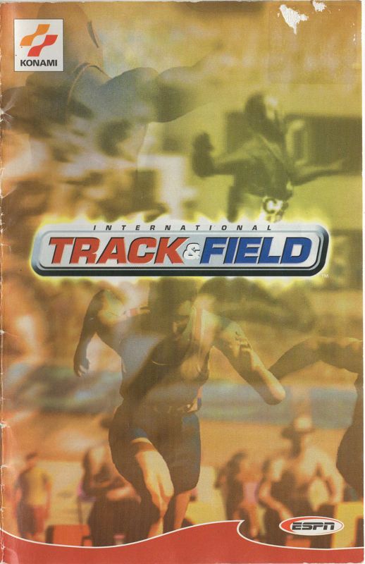 Manual for ESPN International Track & Field (PlayStation 2): front