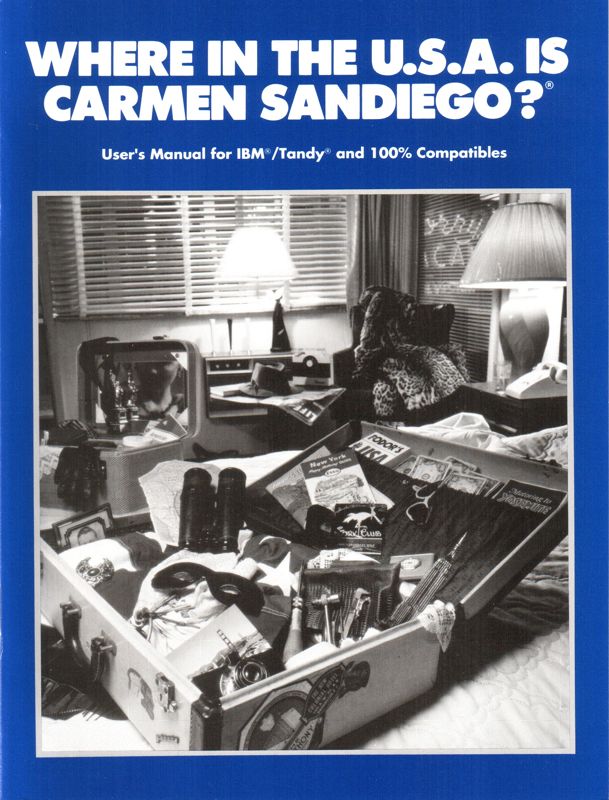 Manual for Where in the U.S.A. Is Carmen Sandiego? (Enhanced) (DOS) (The release with Fodor's USA travel guide)