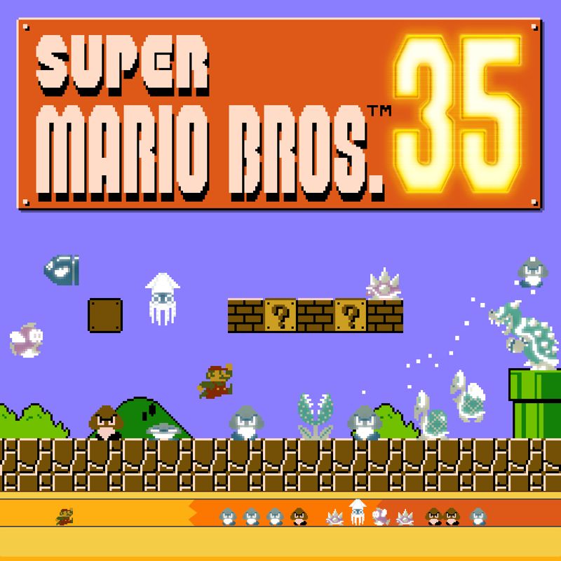 Front Cover for Super Mario Bros. 35 (Nintendo Switch) (download release)