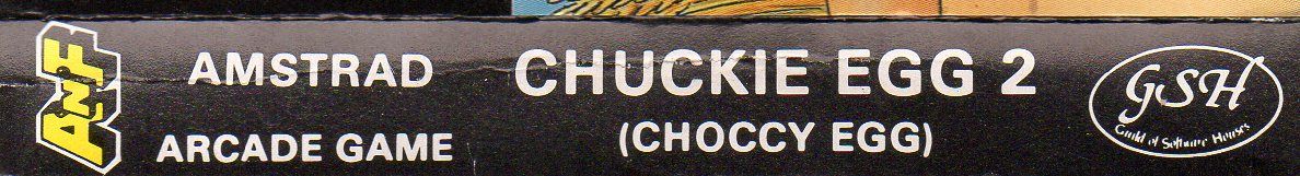 Spine/Sides for Chuckie Egg II (Amstrad CPC)