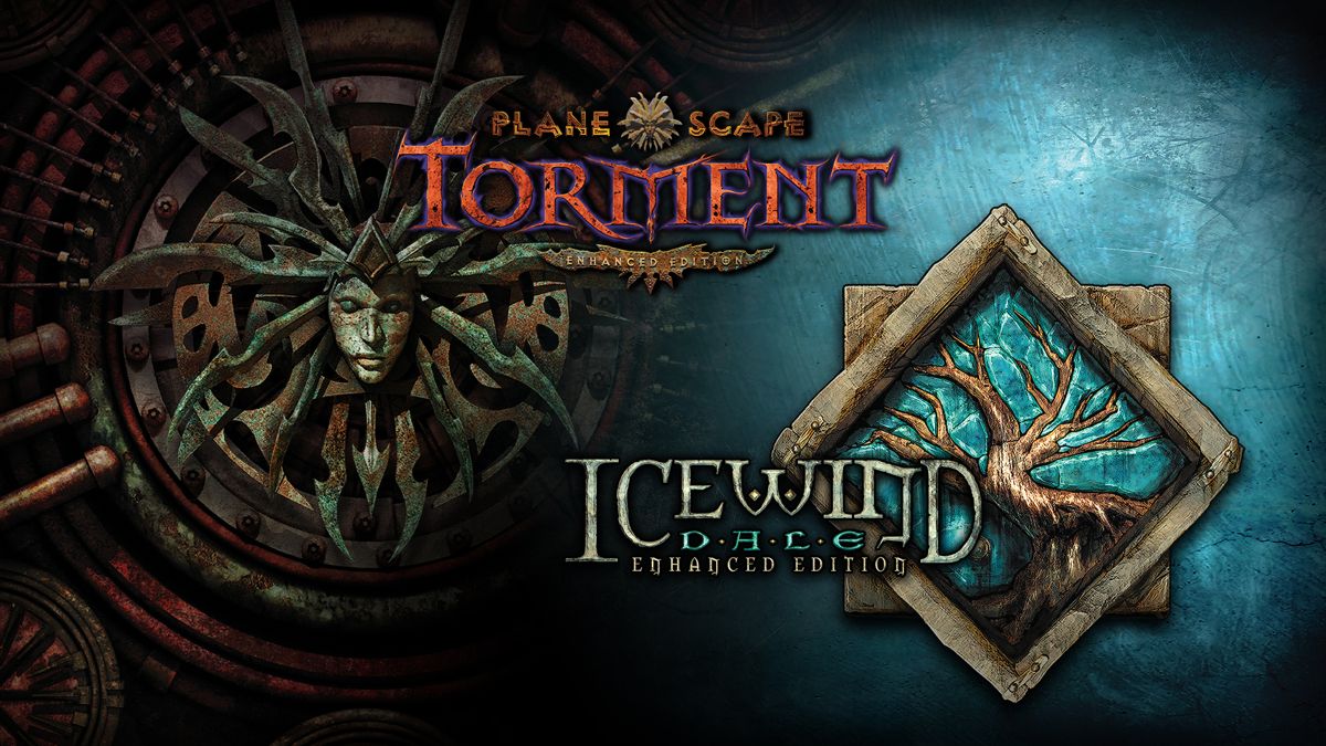 Front Cover for Planescape: Torment - Enhanced Edition + Icewind Dale: Enhanced Edition (Nintendo Switch) (download release): 2nd version
