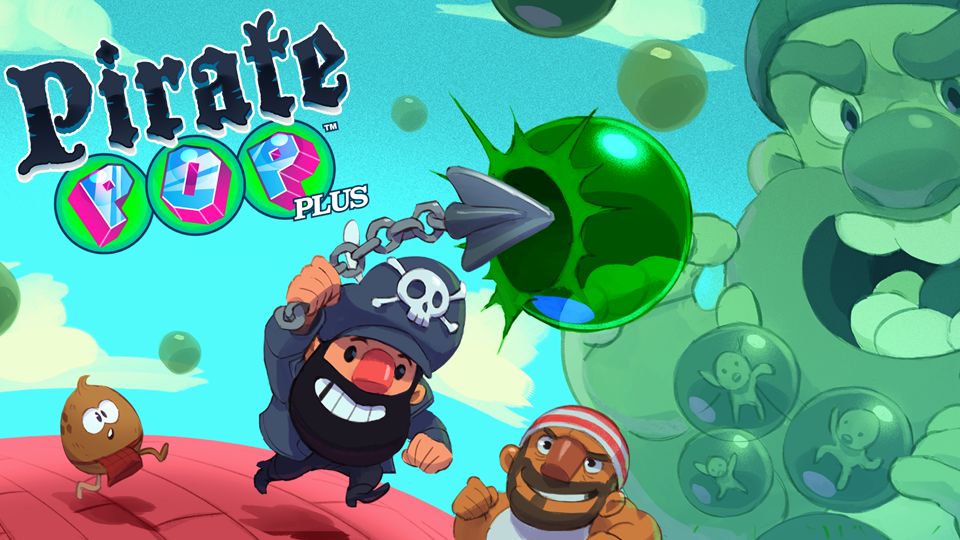 Front Cover for Pirate Pop Plus (New Nintendo 3DS) (download release): 2nd version