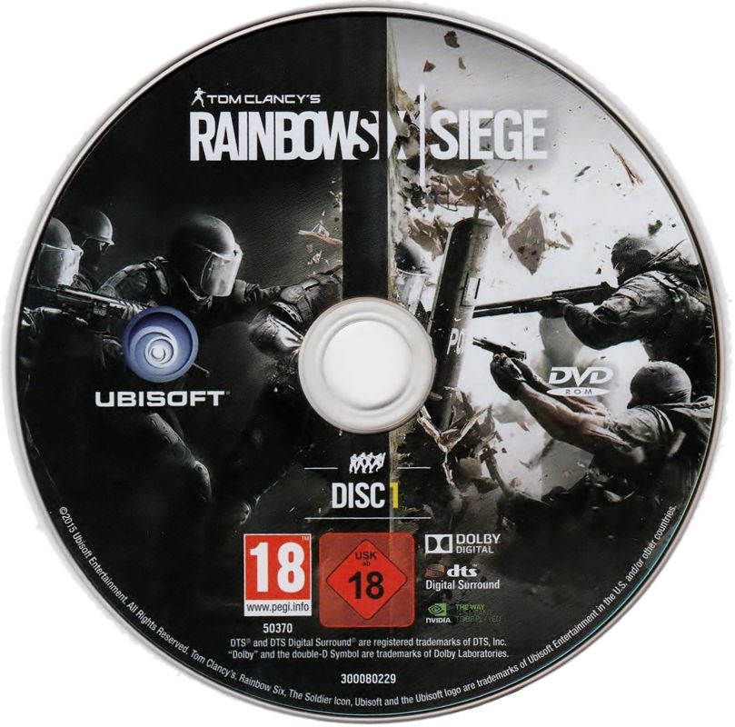 Media for Tom Clancy's Rainbow Six: Siege (Art of Siege Edition) (Windows): Disc 1