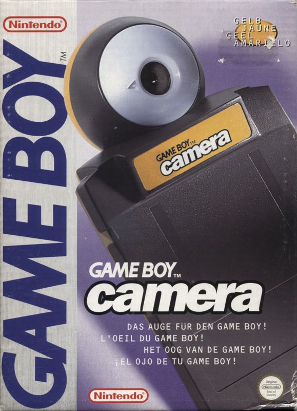 Front Cover for Game Boy Camera (included games) (Game Boy) (Yellow camera)