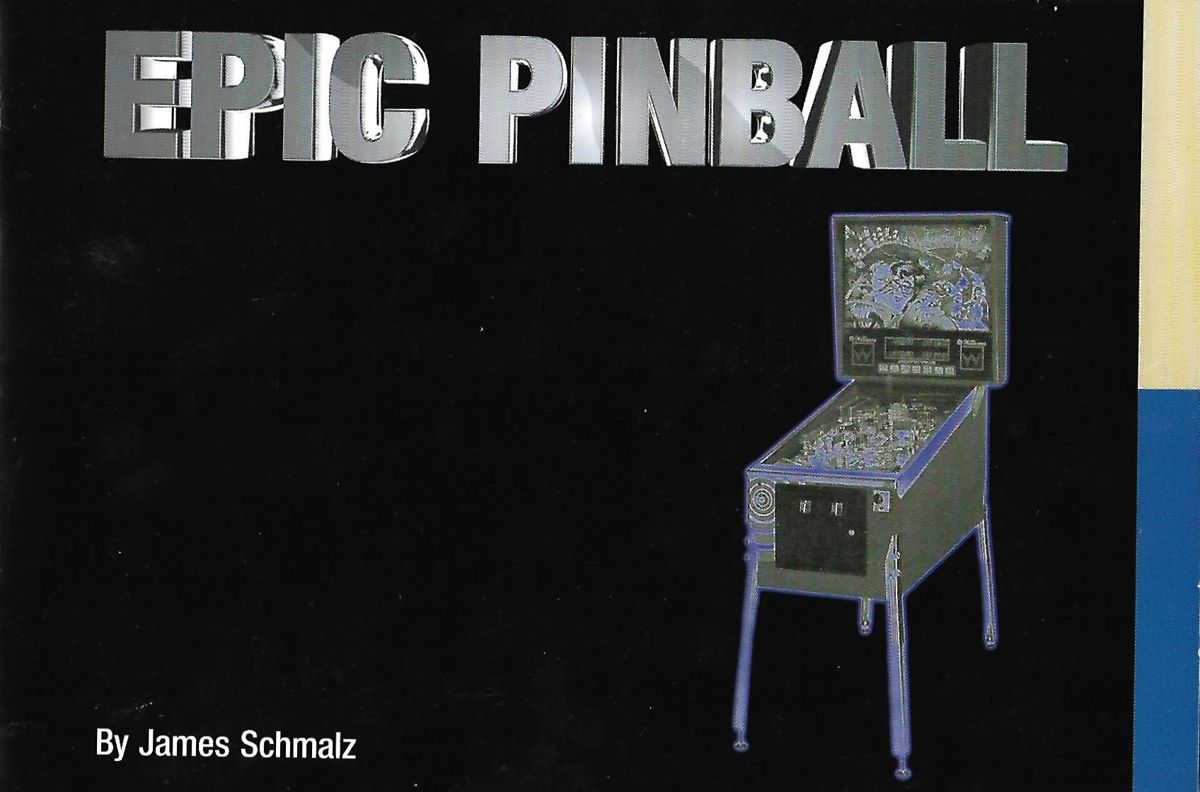 Manual for Epic Pinball: The Complete Collection (DOS) (CD-ROM version (mail order release)): Front