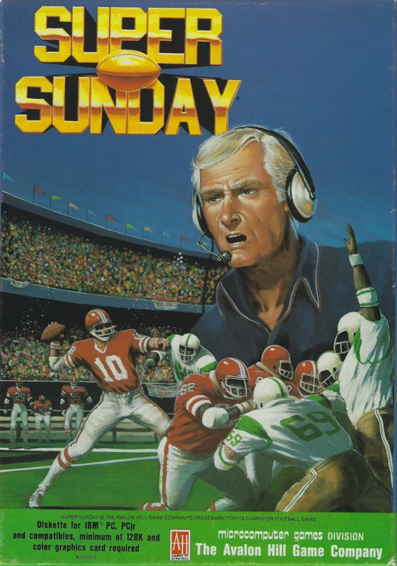 Front Cover for Super Bowl Sunday (PC Booter) (Super Sunday re-release)