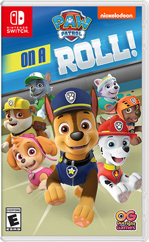 Front Cover for PAW Patrol: On a Roll! (Nintendo Switch) (download release): 1st version