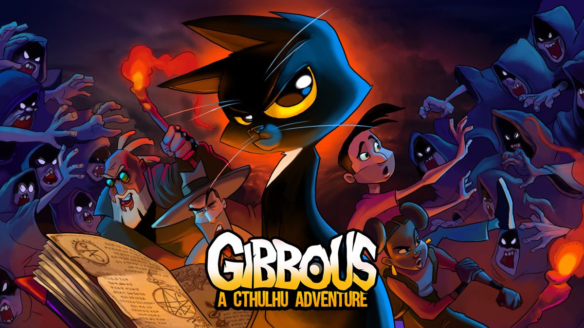 Front Cover for Gibbous: A Cthulhu Adventure (Nintendo Switch) (download release)