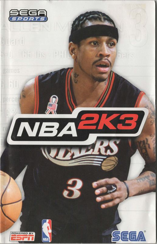 NBA 2K3 cover or packaging material - MobyGames