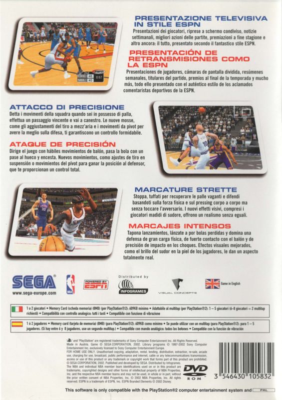 NBA 2K3 cover or packaging material - MobyGames