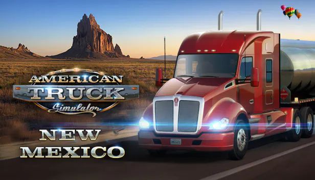 Front Cover for American Truck Simulator: New Mexico (Linux and Macintosh and Windows) (Humble Store release)