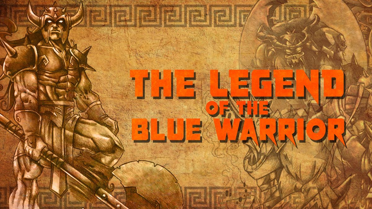 Front Cover for The Legend of The Blue Warrior (Nintendo Switch) (download release)