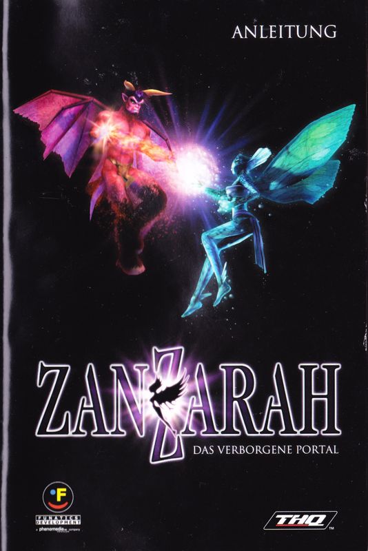 Manual for Zanzarah: The Hidden Portal (Windows): Front