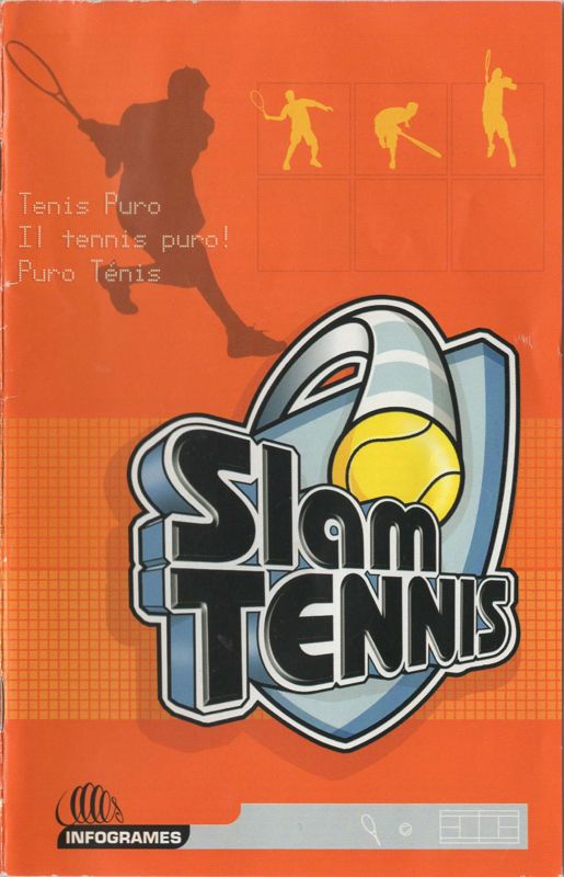 Manual for Slam Tennis (PlayStation 2): front