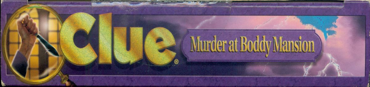 Spine/Sides for Clue: Murder at Boddy Mansion (Windows) (Infogrames release): Top