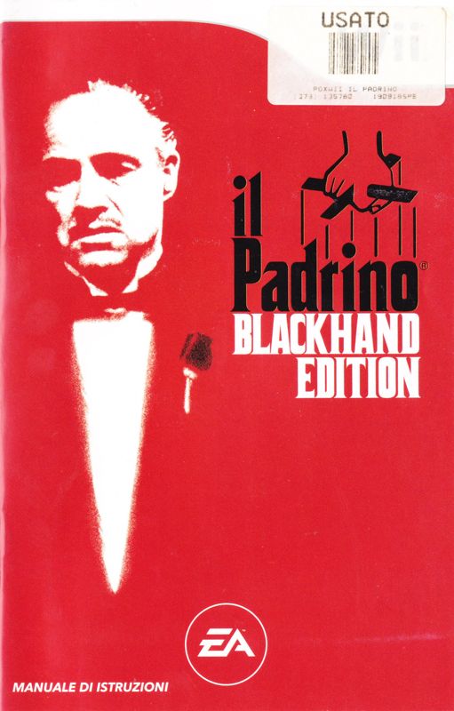 Manual for The Godfather: Blackhand Edition (Wii): Front