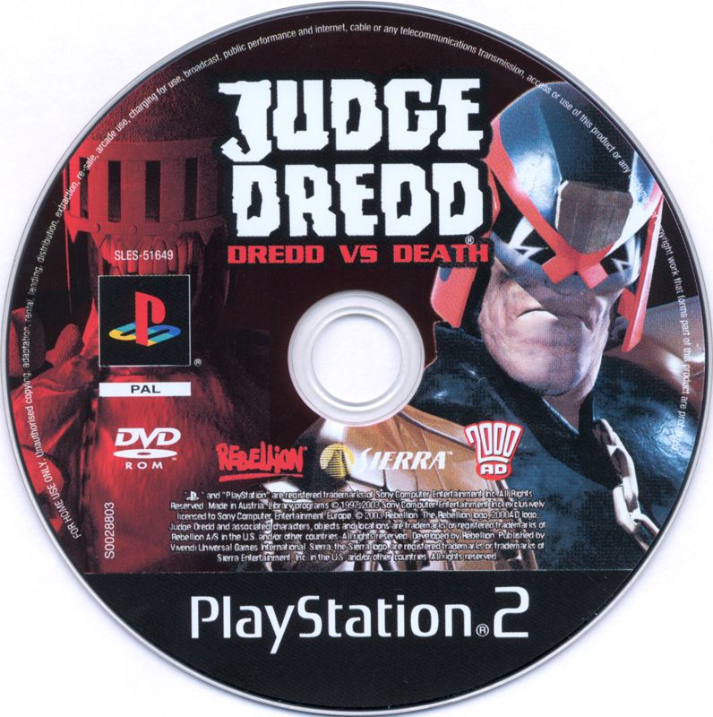 Media for Judge Dredd: Dredd vs Death (PlayStation 2)