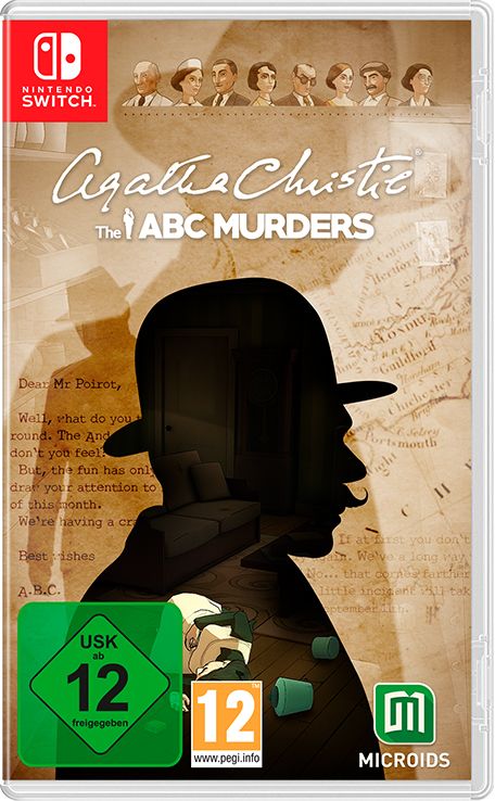 Front Cover for Agatha Christie: The ABC Murders (Nintendo Switch) (download release)