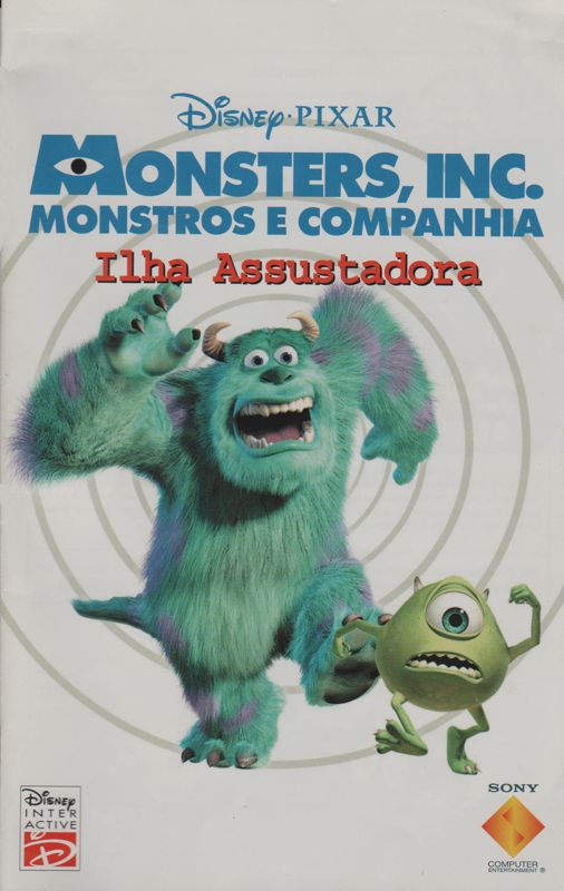 Manual for Disney•Pixar's Monsters, Inc.: Scare Island (PlayStation 2): Front