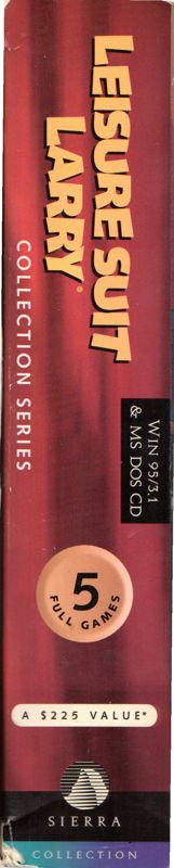 Spine/Sides for Leisure Suit Larry: Collection Series (DOS and Windows): Right