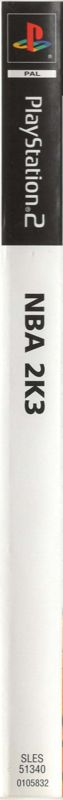 Spine/Sides for NBA 2K3 (PlayStation 2)