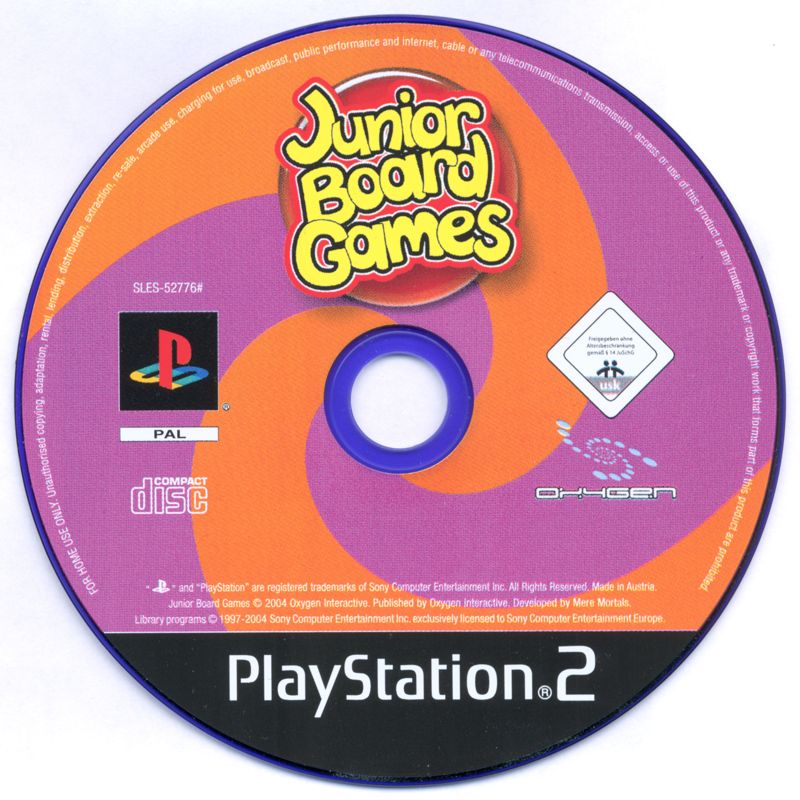 Media for Junior Board Games (PlayStation 2)