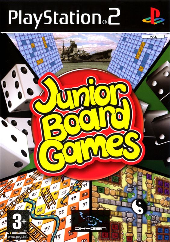 Front Cover for Junior Board Games (PlayStation 2)