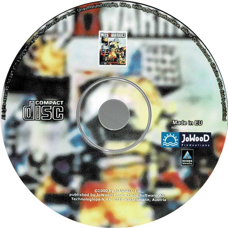 Media for Game-Hits 1 (DOS and Windows) (Re-release): MechWarrior 3