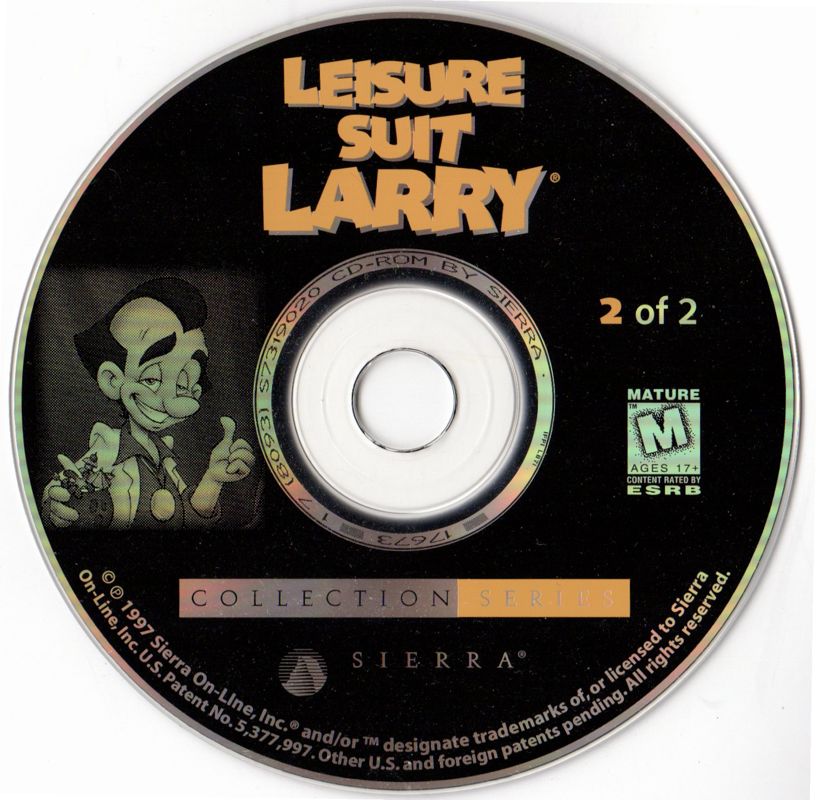 Media for Leisure Suit Larry: Collection Series (DOS and Windows): Disc 2
