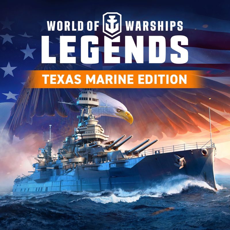 Front Cover for World of Warships: Legends - Texas Ultimate Edition (PlayStation 4) (download release): 2nd version