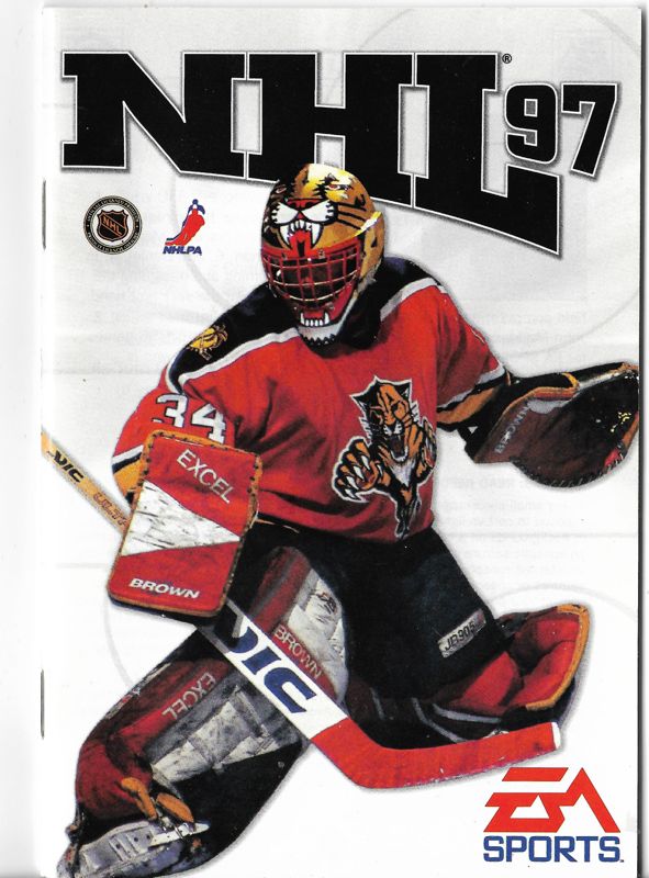 Manual for NHL 97 (Genesis): Front