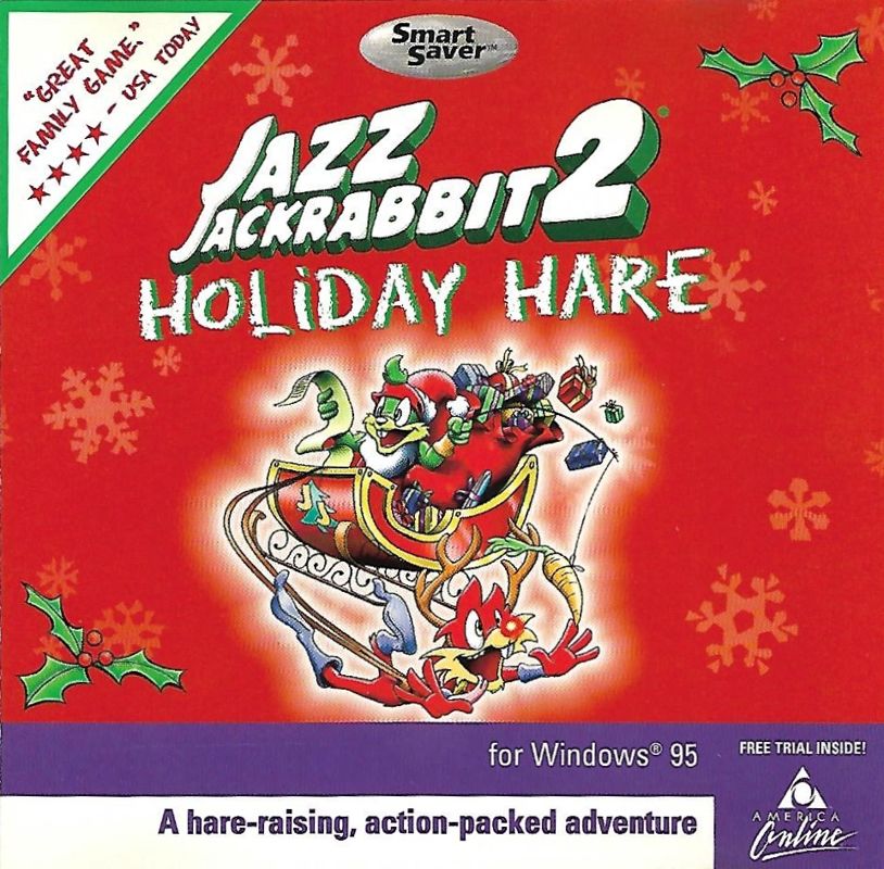 Front Cover for Jazz Jackrabbit 2: Holiday Hare 98 (Windows) (K-Mart Super Saver release)