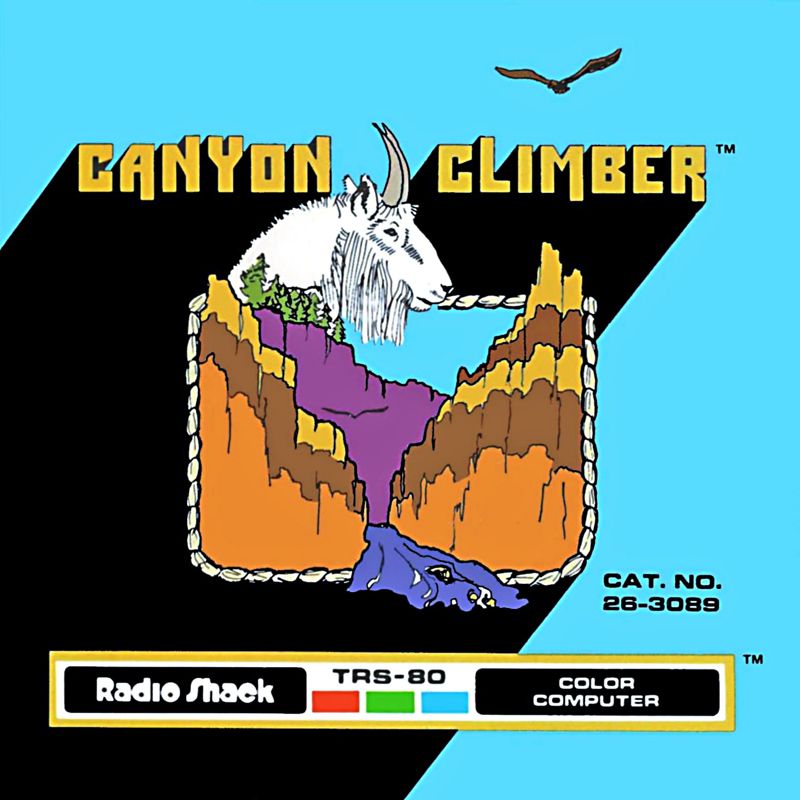 Front Cover for Canyon Climber (TRS-80 CoCo)