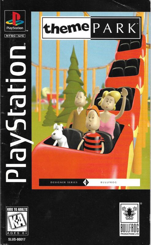 Front Cover for Theme Park (PlayStation) (Long Case)