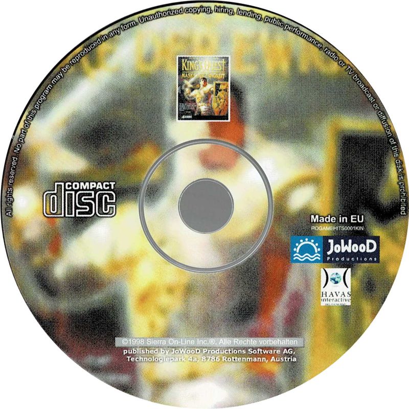 Media for Game-Hits 1 (DOS and Windows) (Re-release): King's Quest: Mask of Eternity