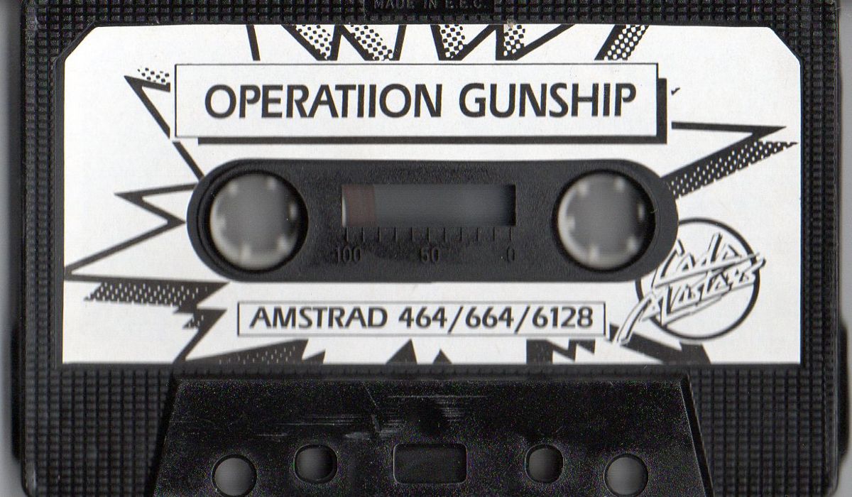 Media for Operation Gunship (Amstrad CPC)