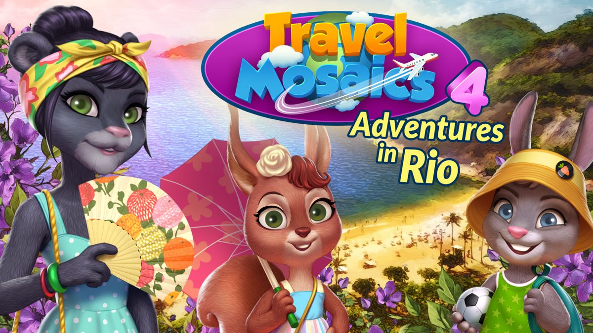 Front Cover for Travel Mosaics 4: Adventures In Rio (Nintendo Switch) (download release)