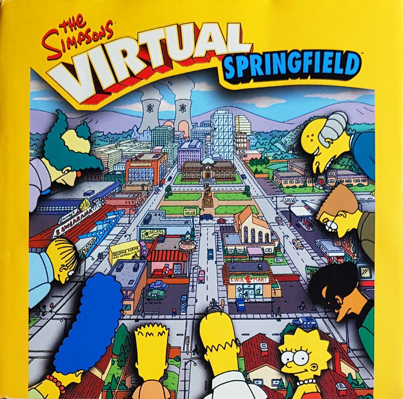 Manual for The Simpsons: Virtual Springfield (Windows): Front