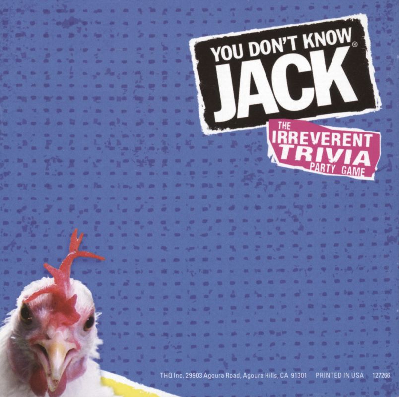 Manual for You Don't Know Jack (Nintendo DS): back