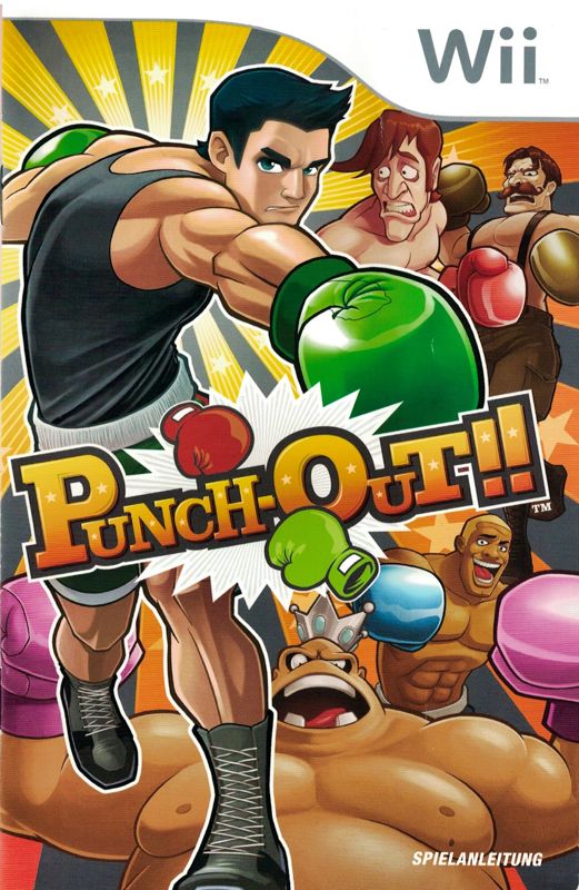 Manual for Punch-Out!! (Wii): Front
