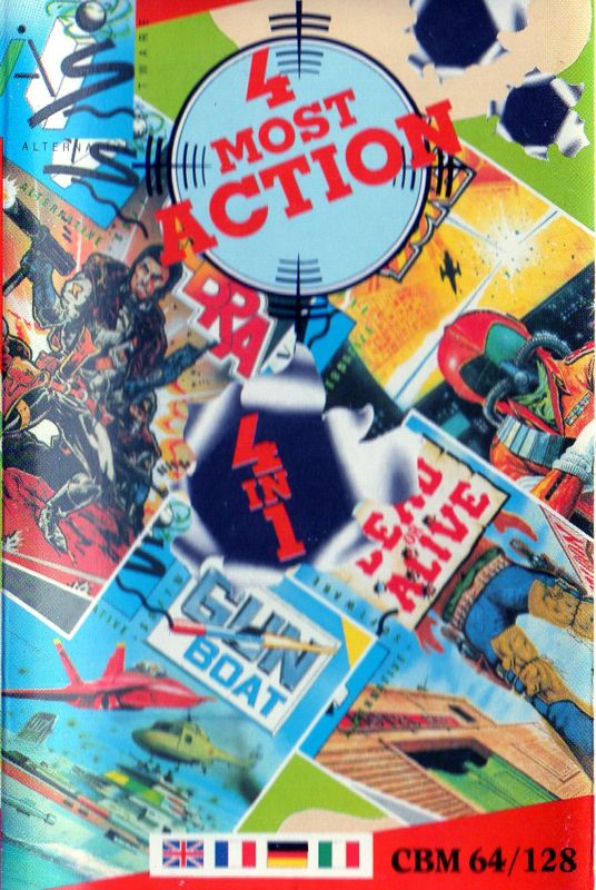 Front Cover for 4 Most Action (Commodore 64)