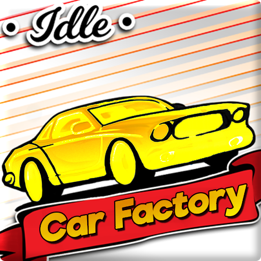Front Cover for Idle Car Factory Simulator (Android) (Google Play release): commercial version