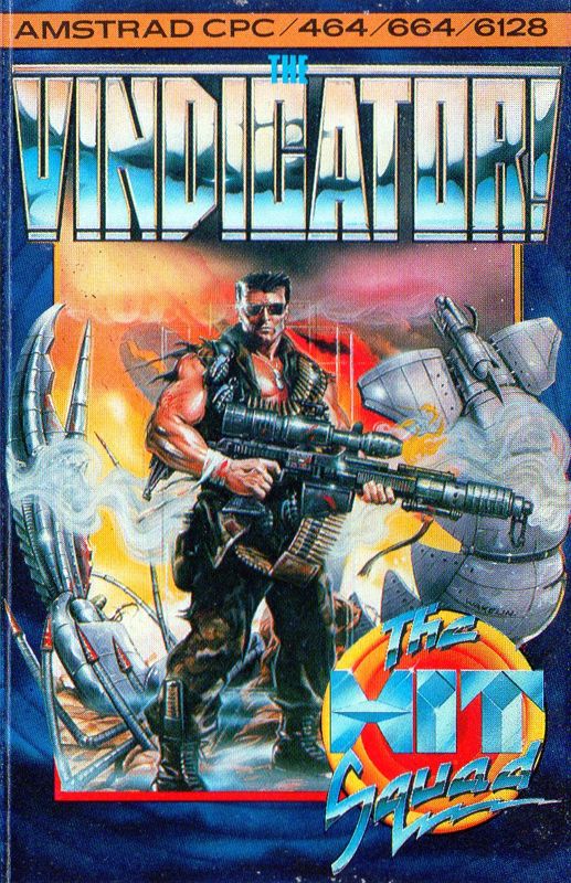 Front Cover for The Vindicator! (Amstrad CPC) (Hit Squad budget release)