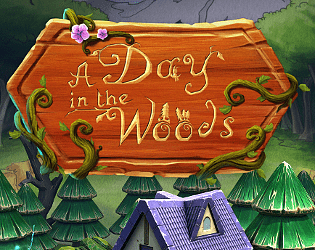 Front Cover for A Day in the Woods (Linux and Macintosh and Windows) (itch.io release)