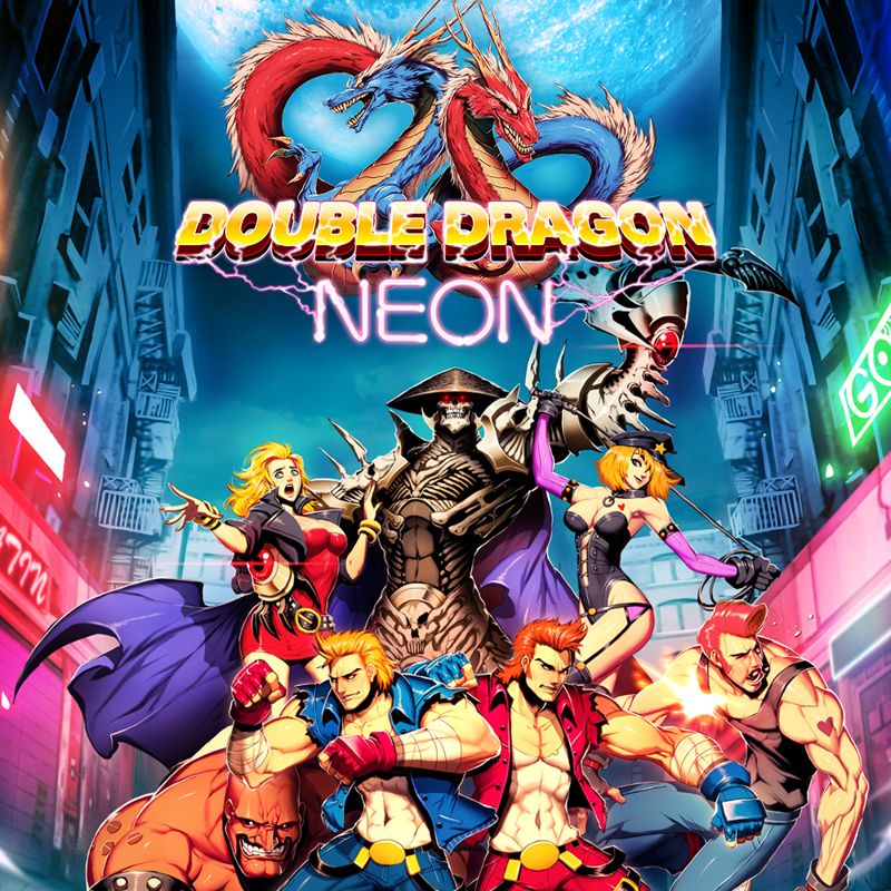 Front Cover for Double Dragon Neon (Nintendo Switch) (download release)