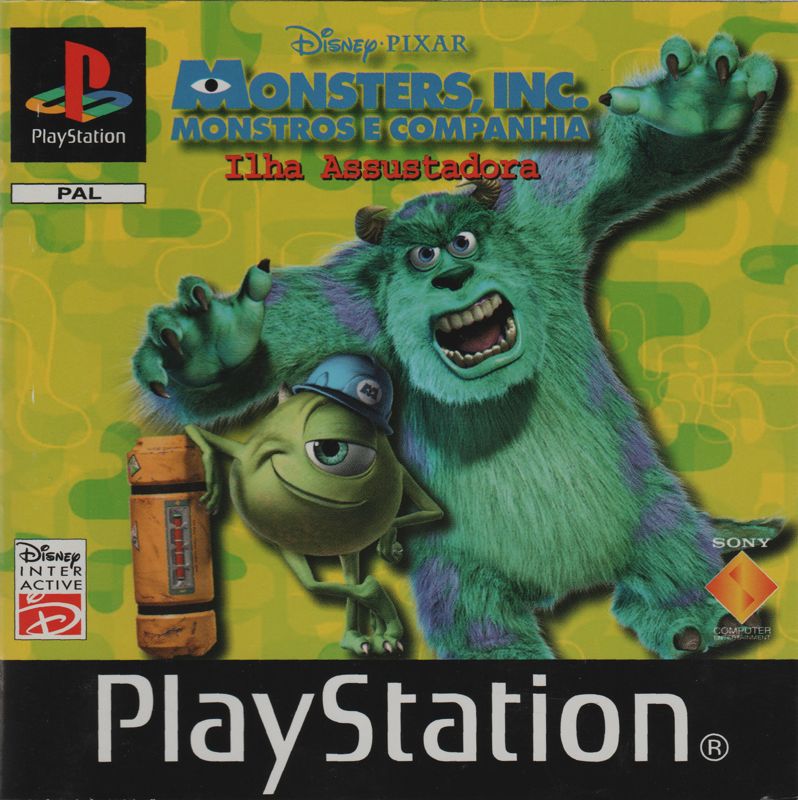 Manual for Disney•Pixar's Monsters, Inc.: Scare Island (PlayStation): Front