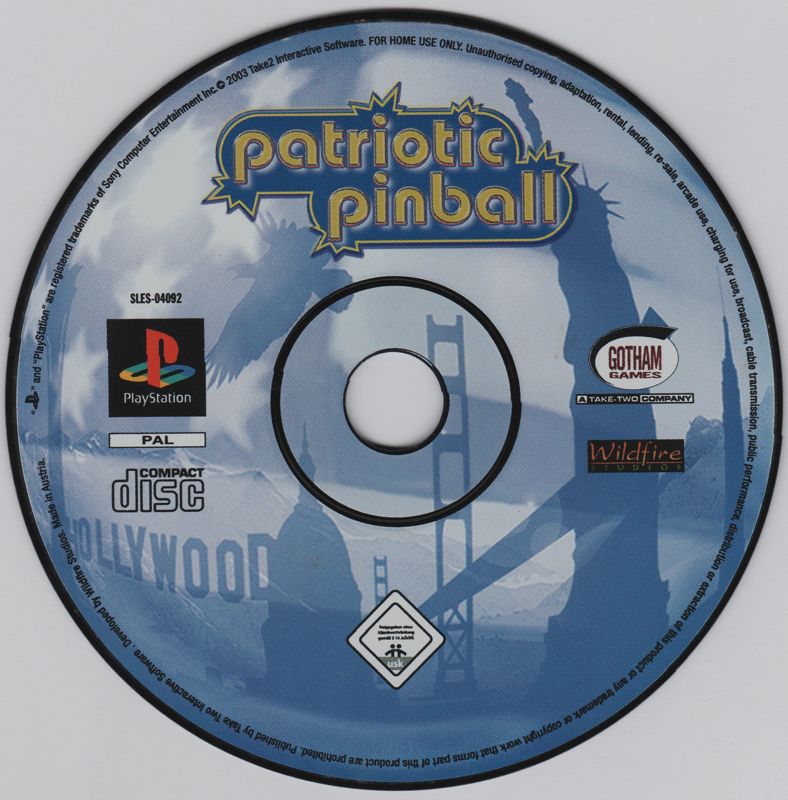 Media for Patriotic Pinball (PlayStation)