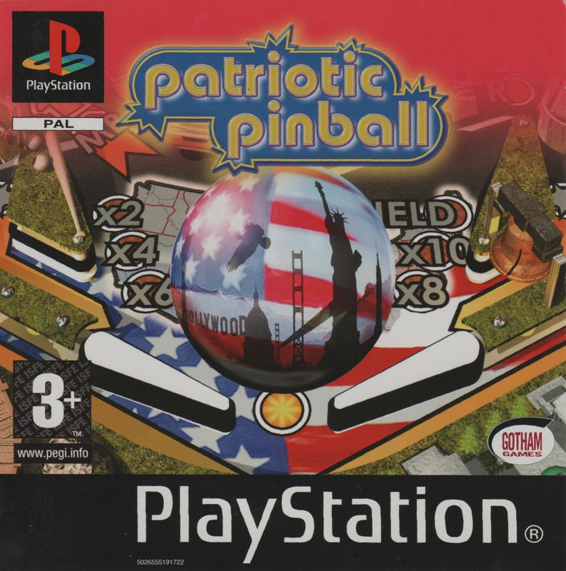 Front Cover for Patriotic Pinball (PlayStation)