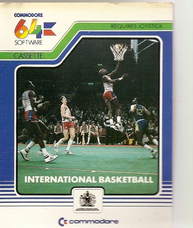 Front Cover for International Basketball (Commodore 64)